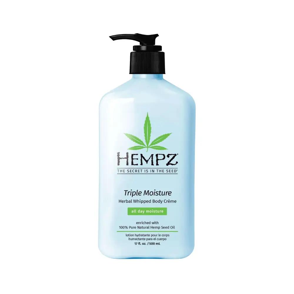 HEMPZ Hydratační tělový krém - trojitá hydratace - 500 ml