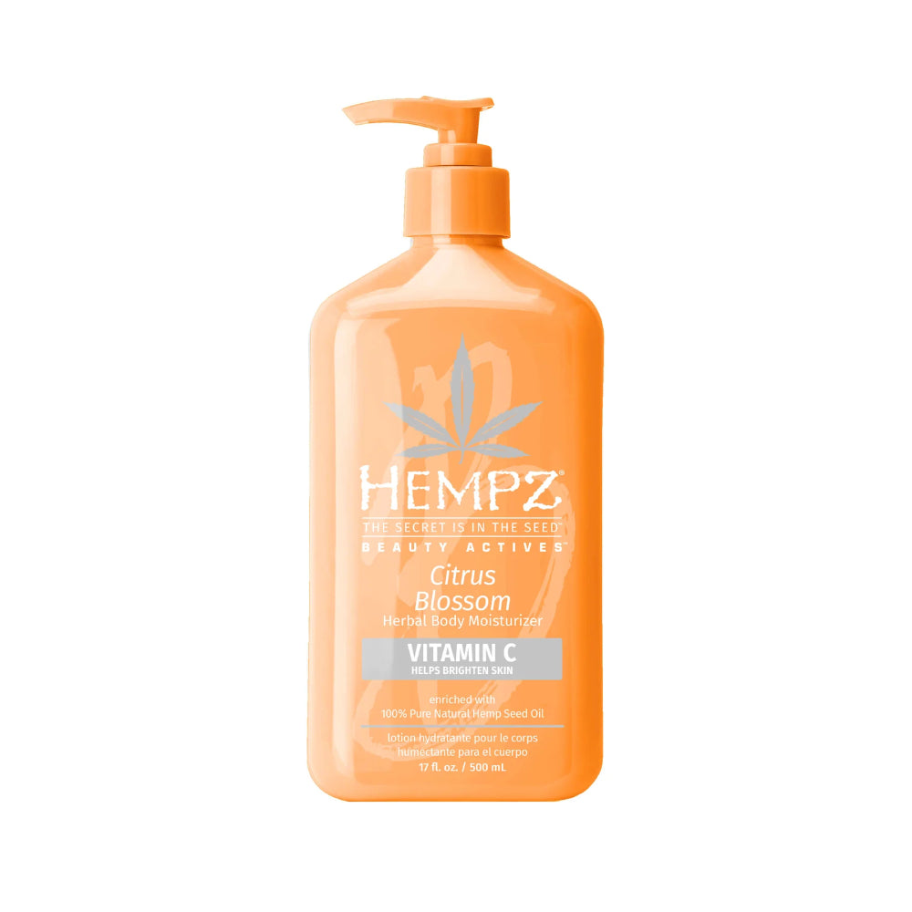 HEMPZ Hydratační tělový krém Citrus Blossom s vitaminem C - 500 ml
