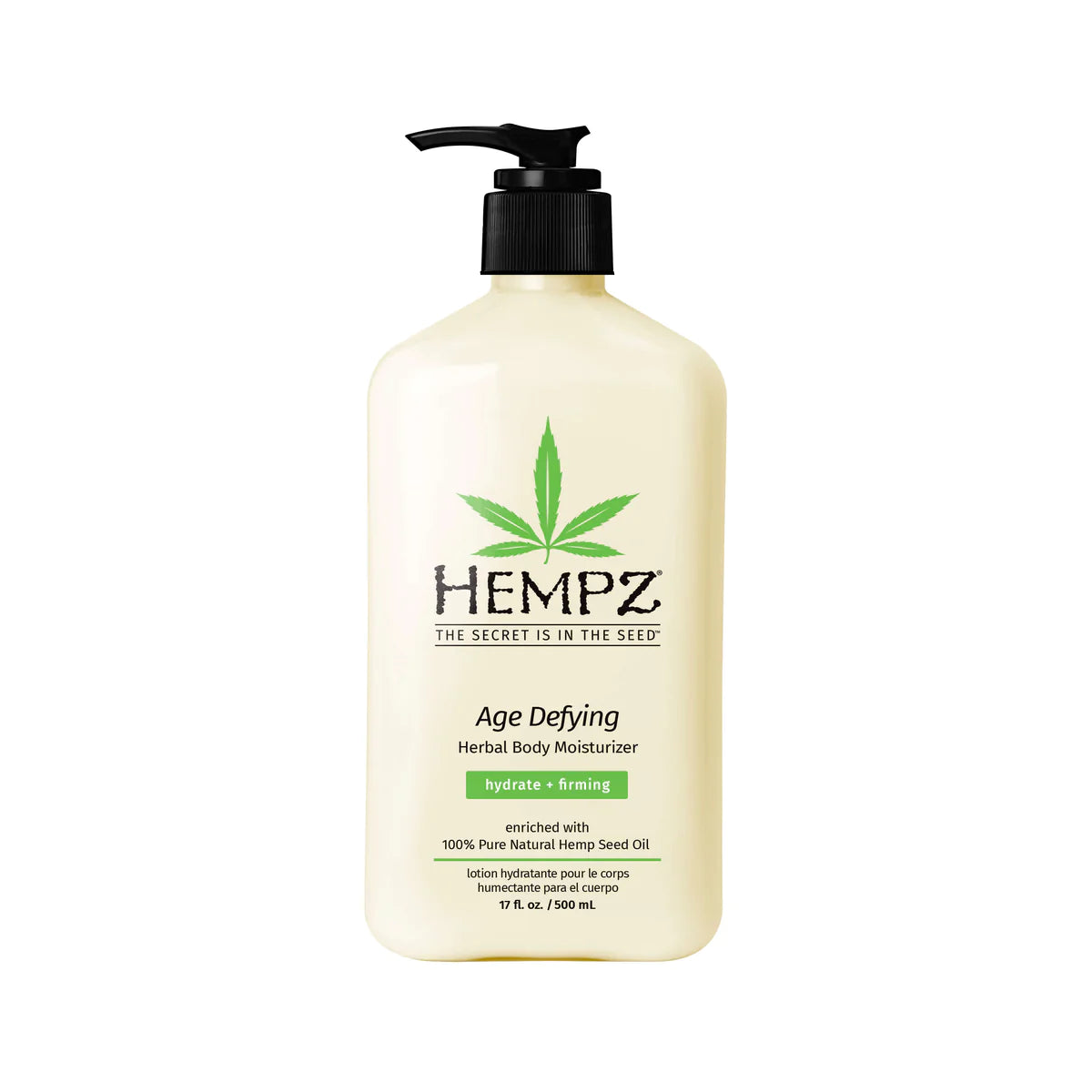 HEMPZ Tělové hydratační mléko proti stárnutí - Age Defying