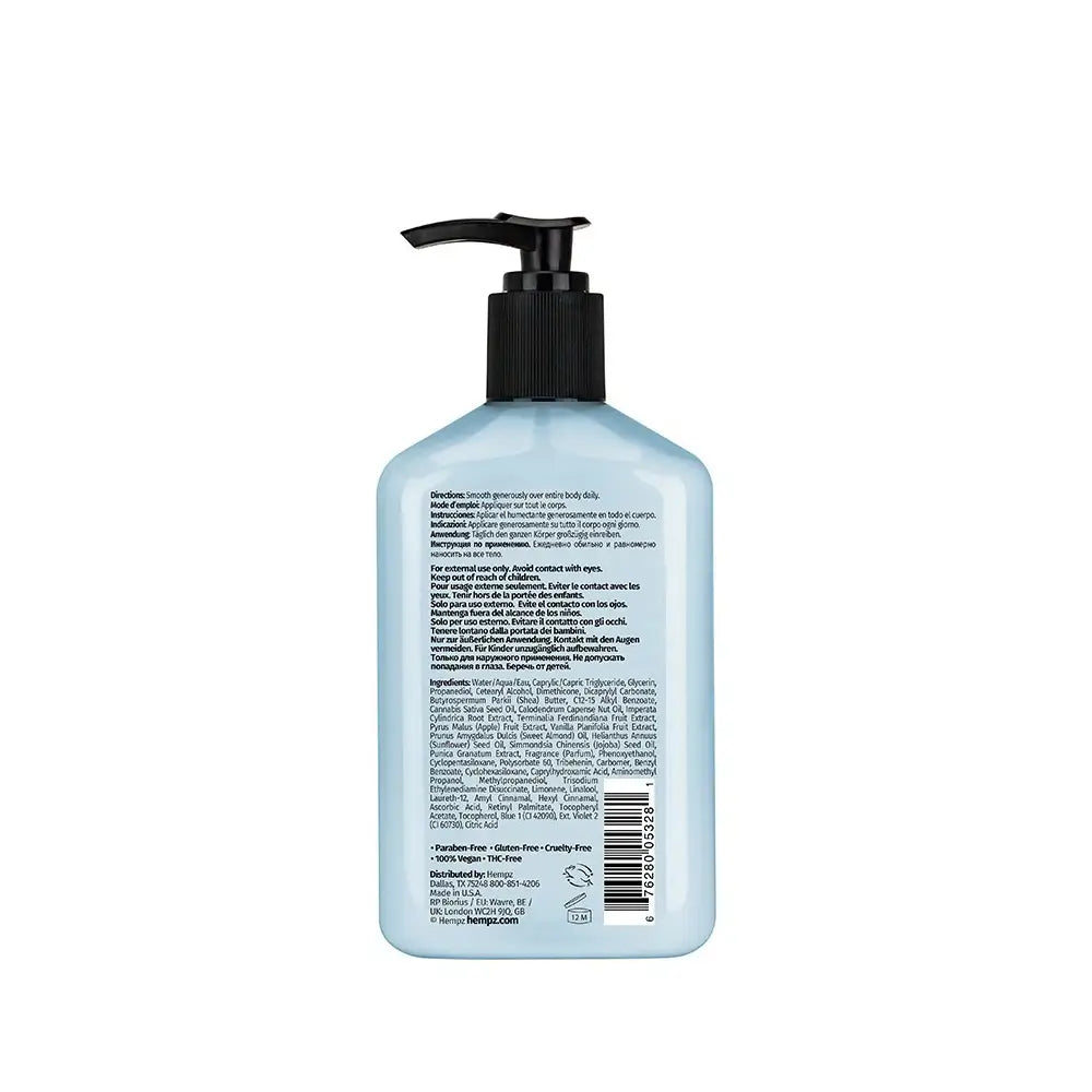 HEMPZ Hydratační tělový krém - trojitá hydratace - 250 ml