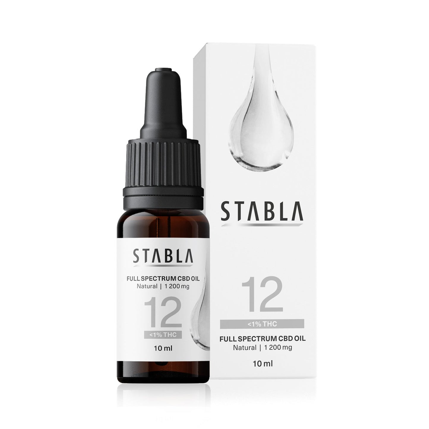 STABLA Full Spectrum CBD Oil 12%, Natural 1200 mg