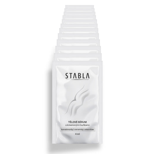 Tělové sérum s kmenovými buňkami Olea Vitae, CBD a CBG – vzorek 4 ml - 12ks