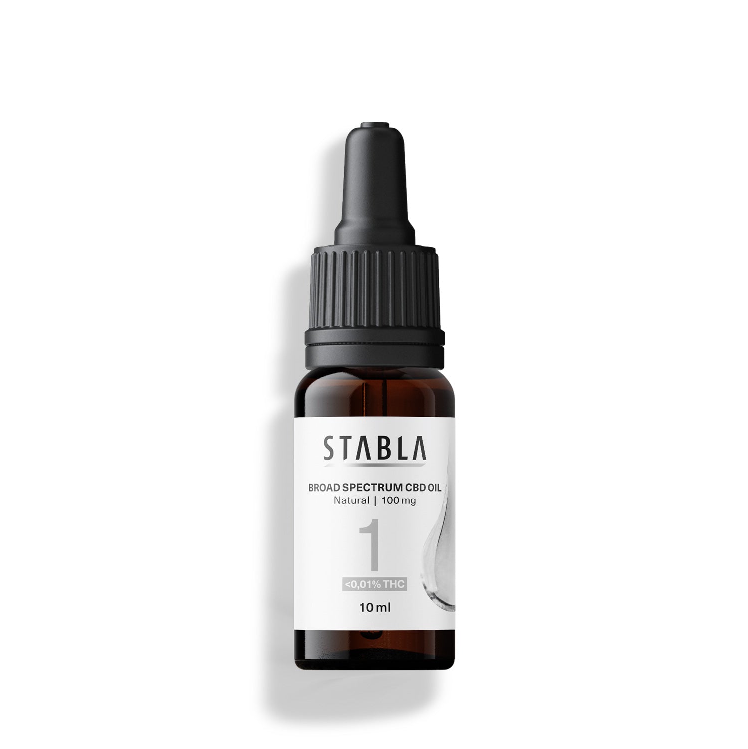 Stabla STABLA Broad Spectrum CBD Oil 1%, Natural 100 mg – Konopná lékárna
