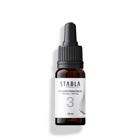 STABLA Full Spectrum CBD Oil 3%, Natural 300 mg