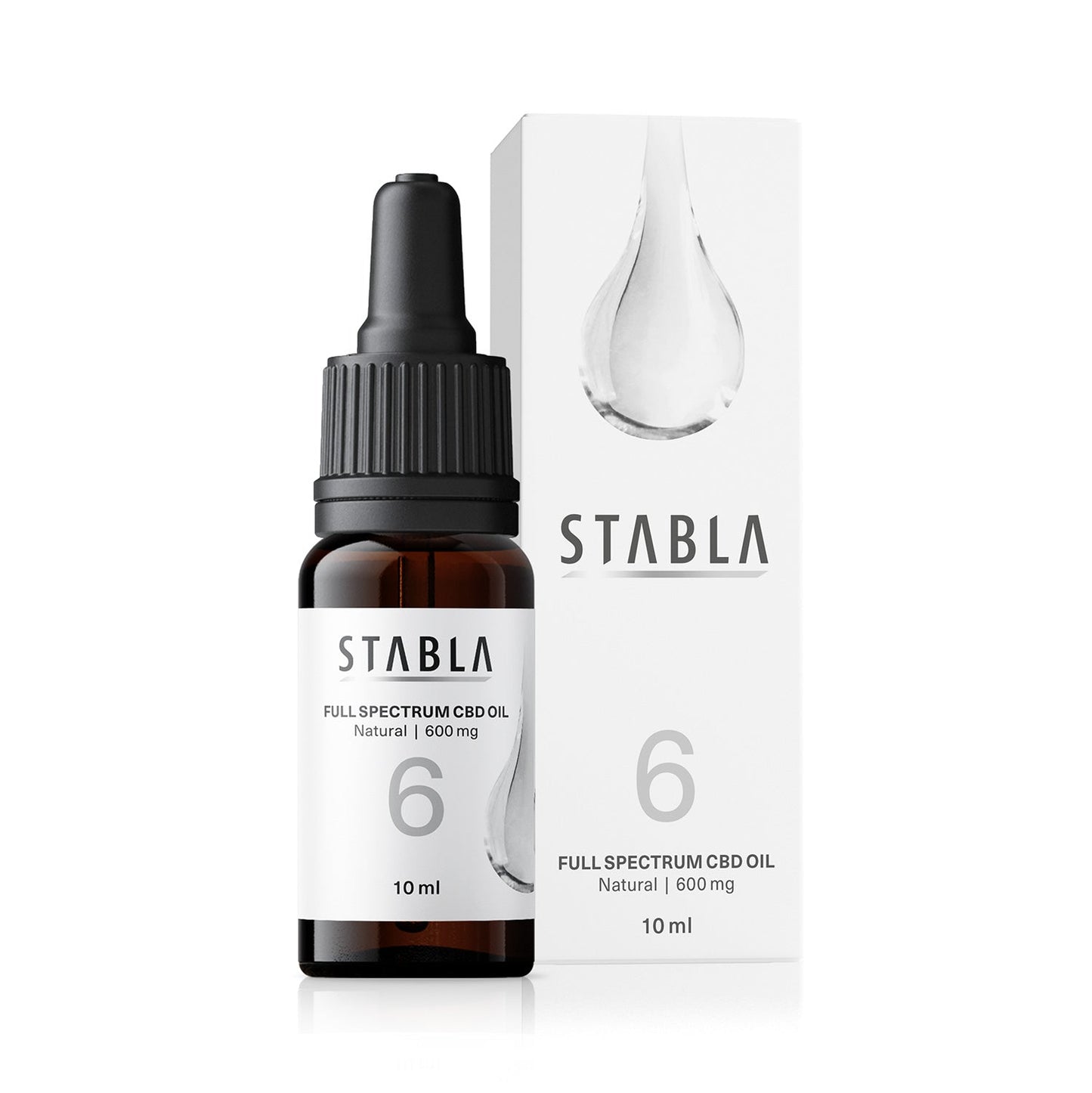 STABLA Full Spectrum CBD Oil 6%, Natural 600 mg